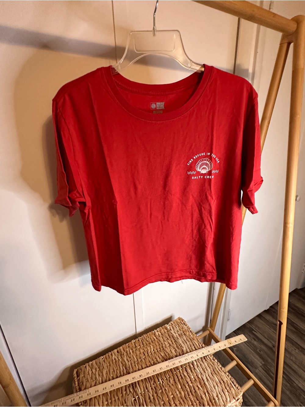 Salty Crew Red Short Sleeve Graphic Tee